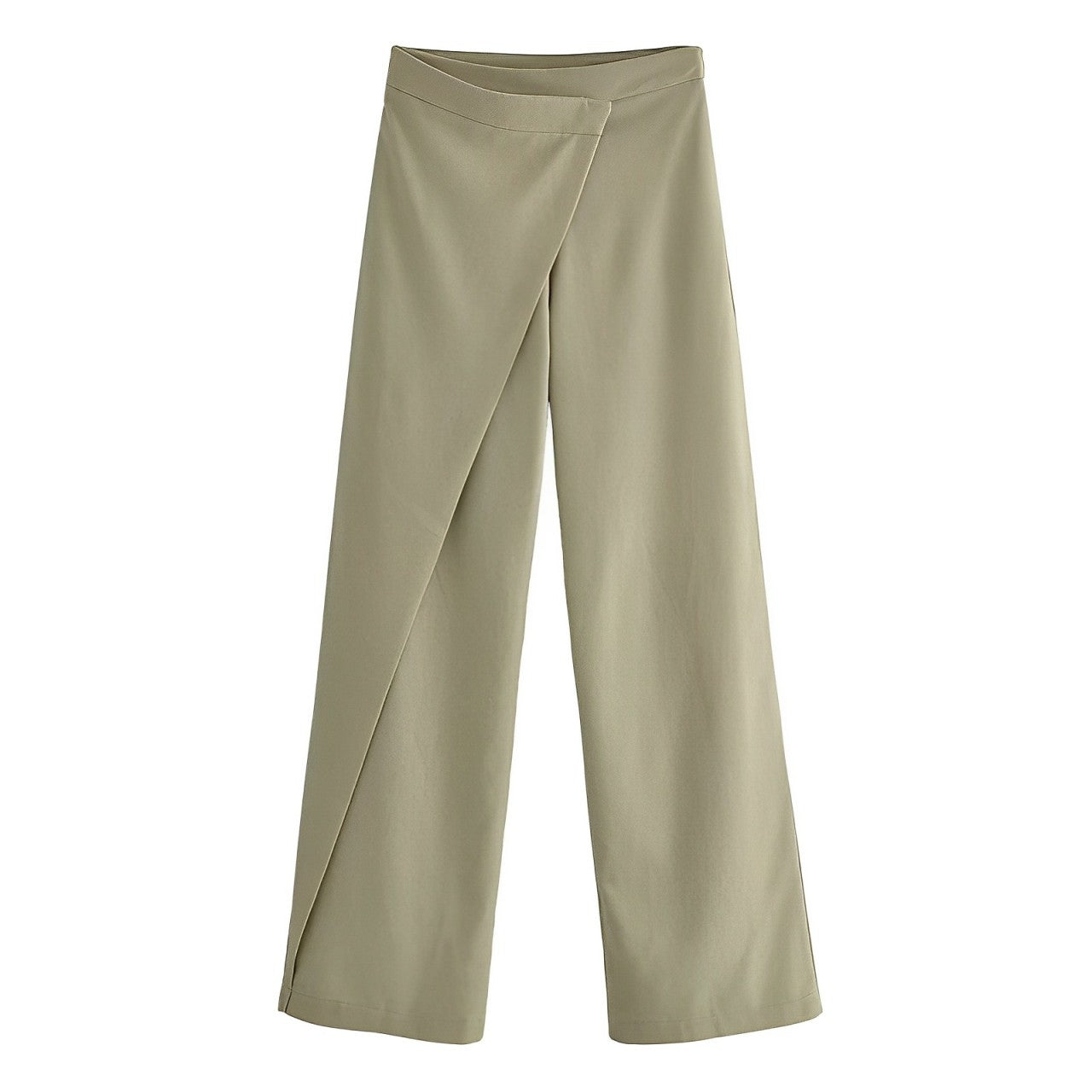 Arlene - Wide linen wrap trousers