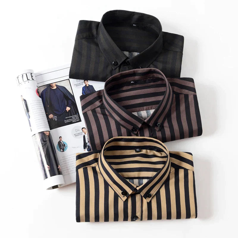 Dean - Vertical stripe shirt