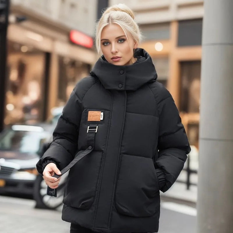 Luxurious warm winter jacket