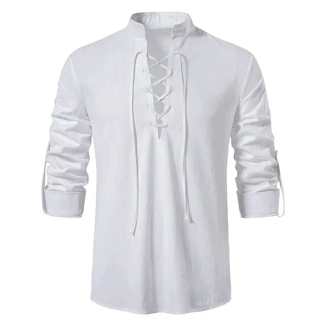 Loyd - Men's lace-up shirt