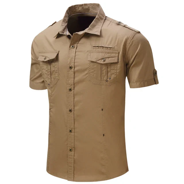 Warren - Casual cargo shirt