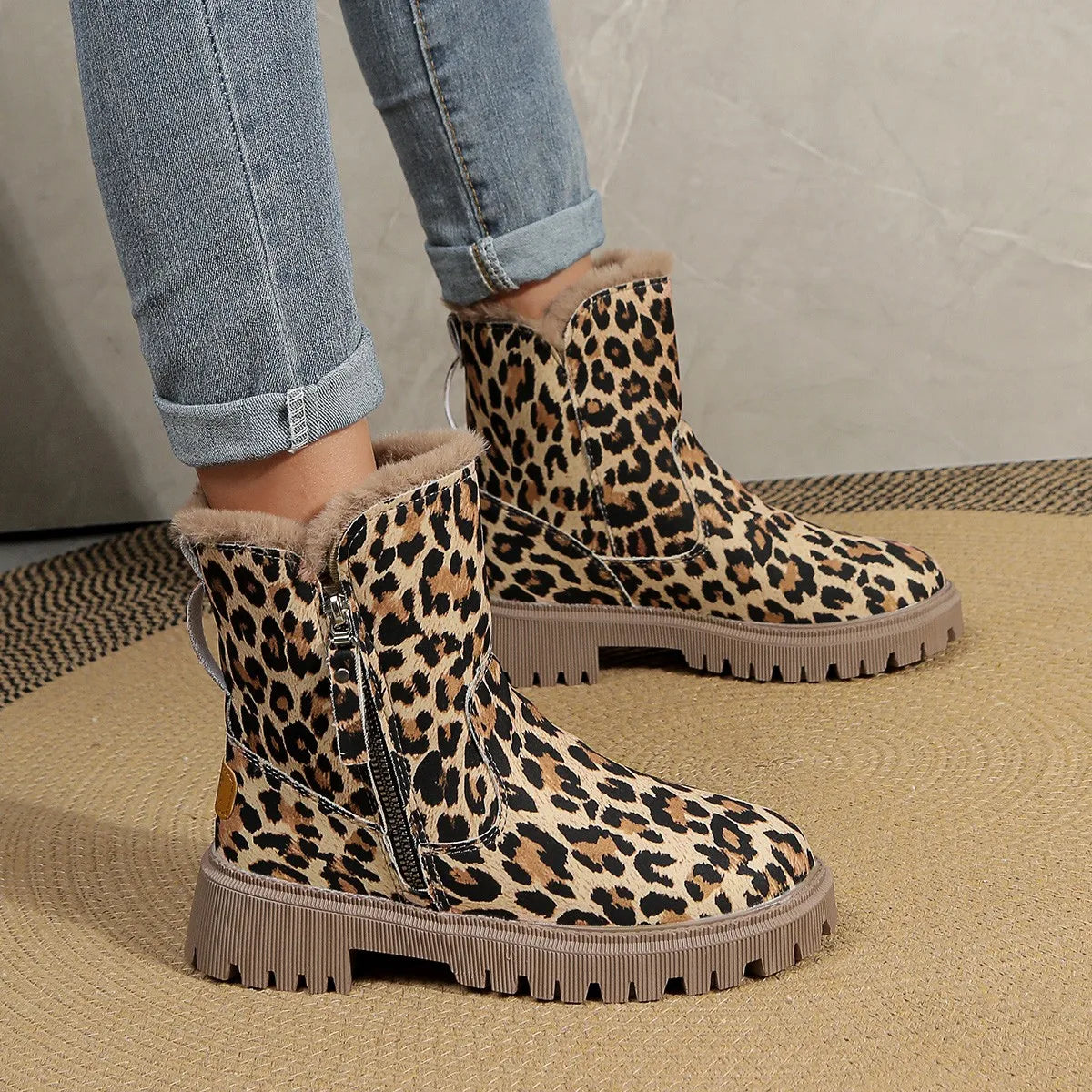 Wide Stylish winter boots