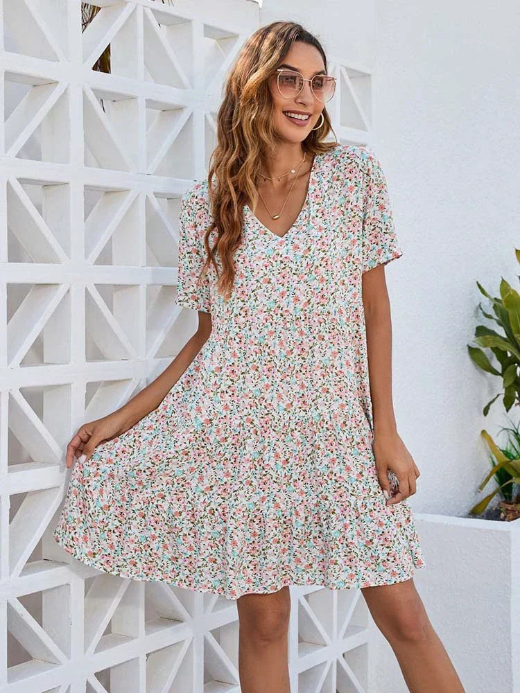 Summer floral dress