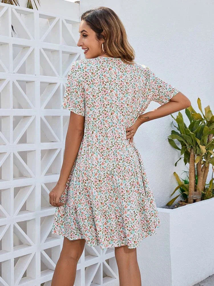 Summer floral dress