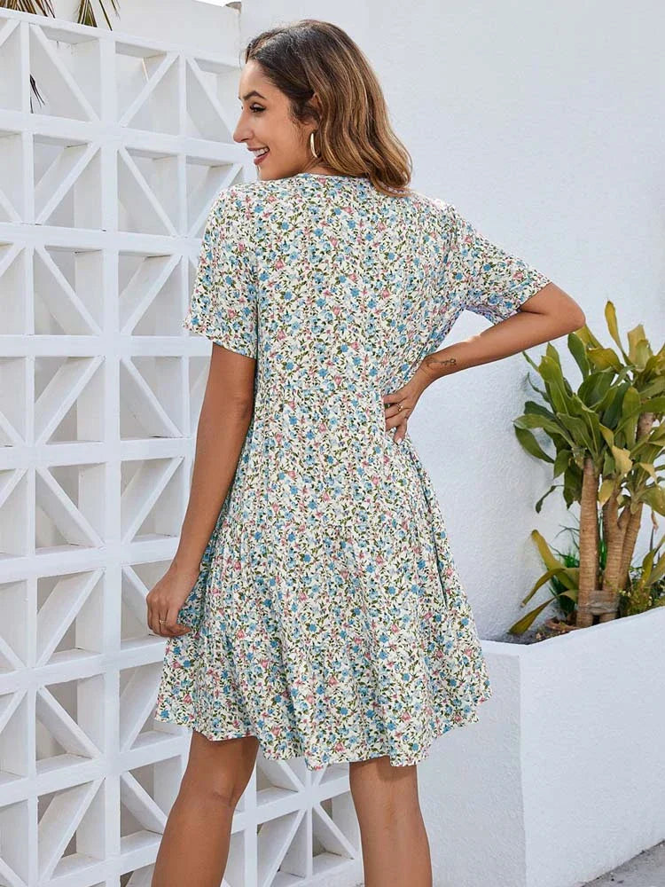 Summer floral dress