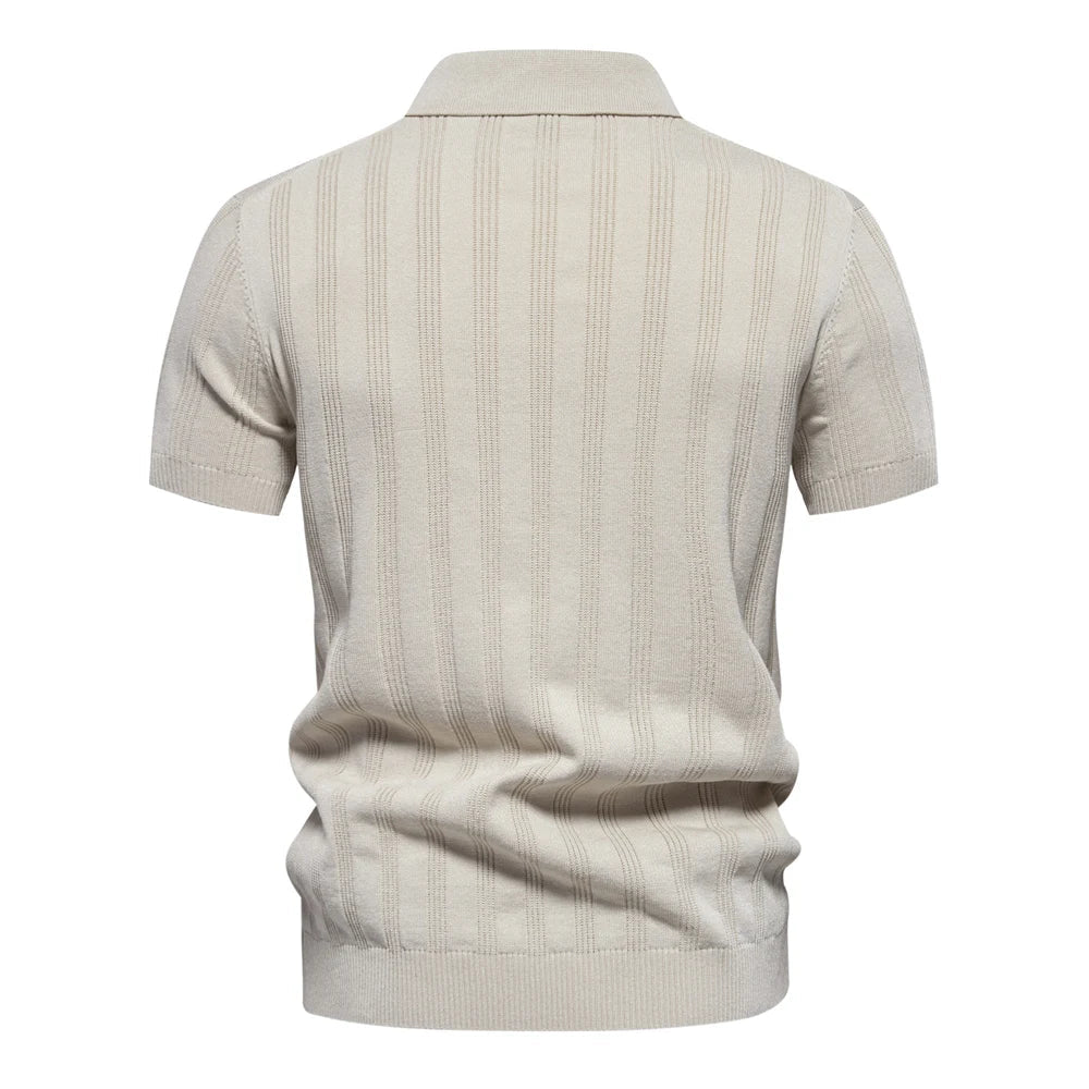 Leroy - Summer Knitted Men's T-Shirt