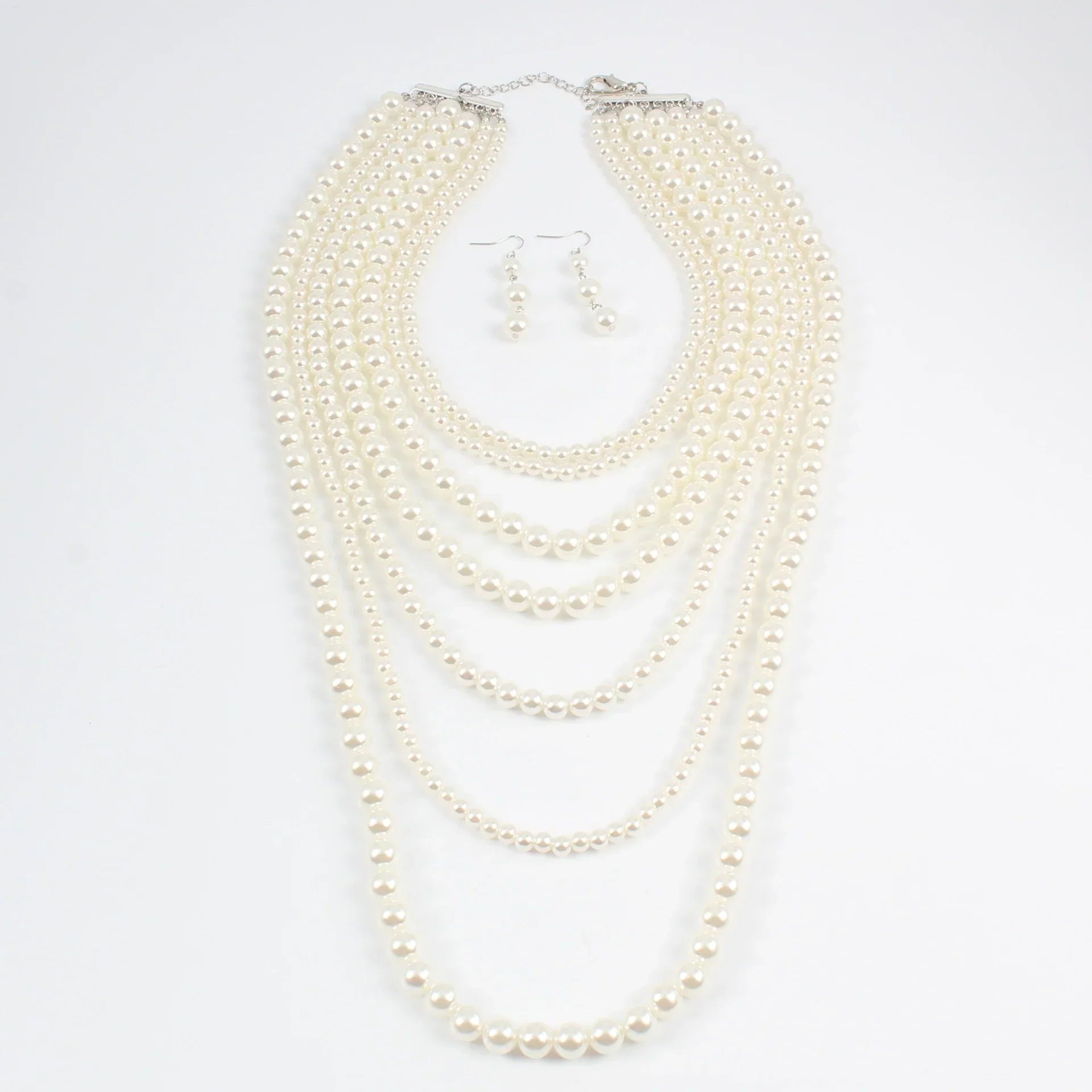 Multilayer Pearl Necklace Long Sweater Chain