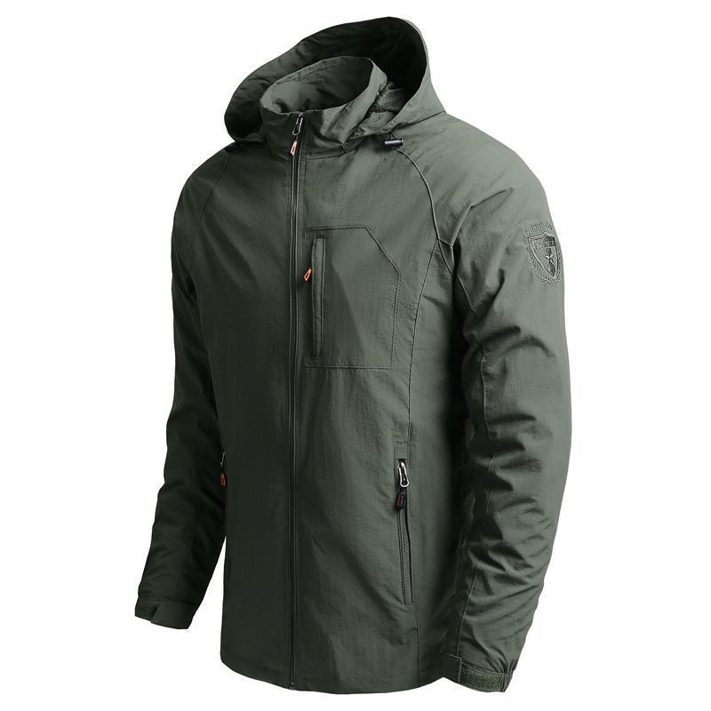 Waterproof Hooded Windbreaker Jacket