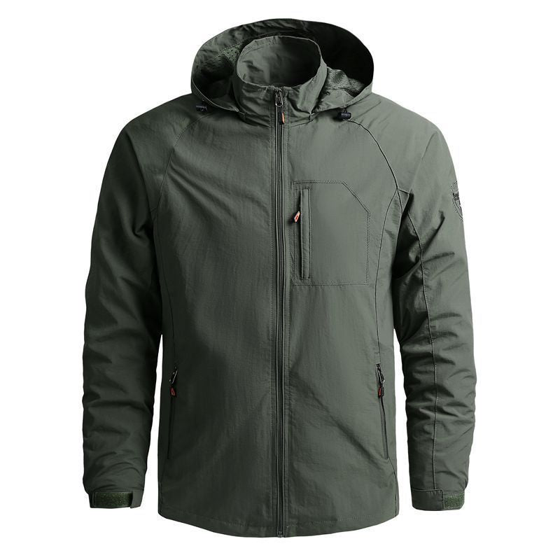 Waterproof Hooded Windbreaker Jacket