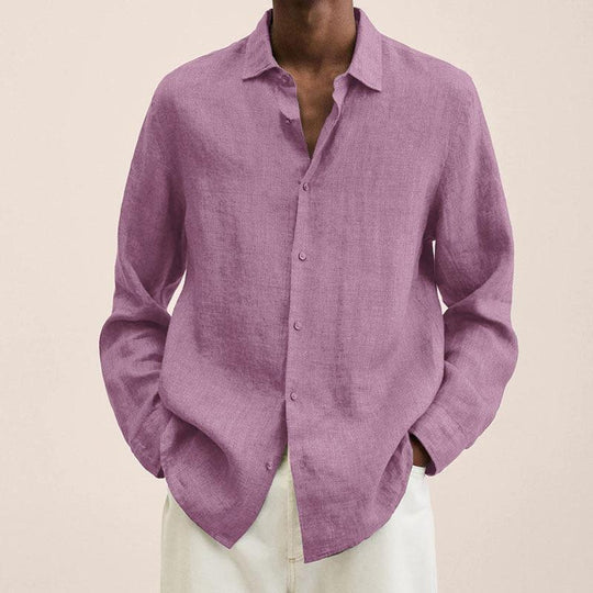 Elegant men's linen shirt - lightness meets versatility