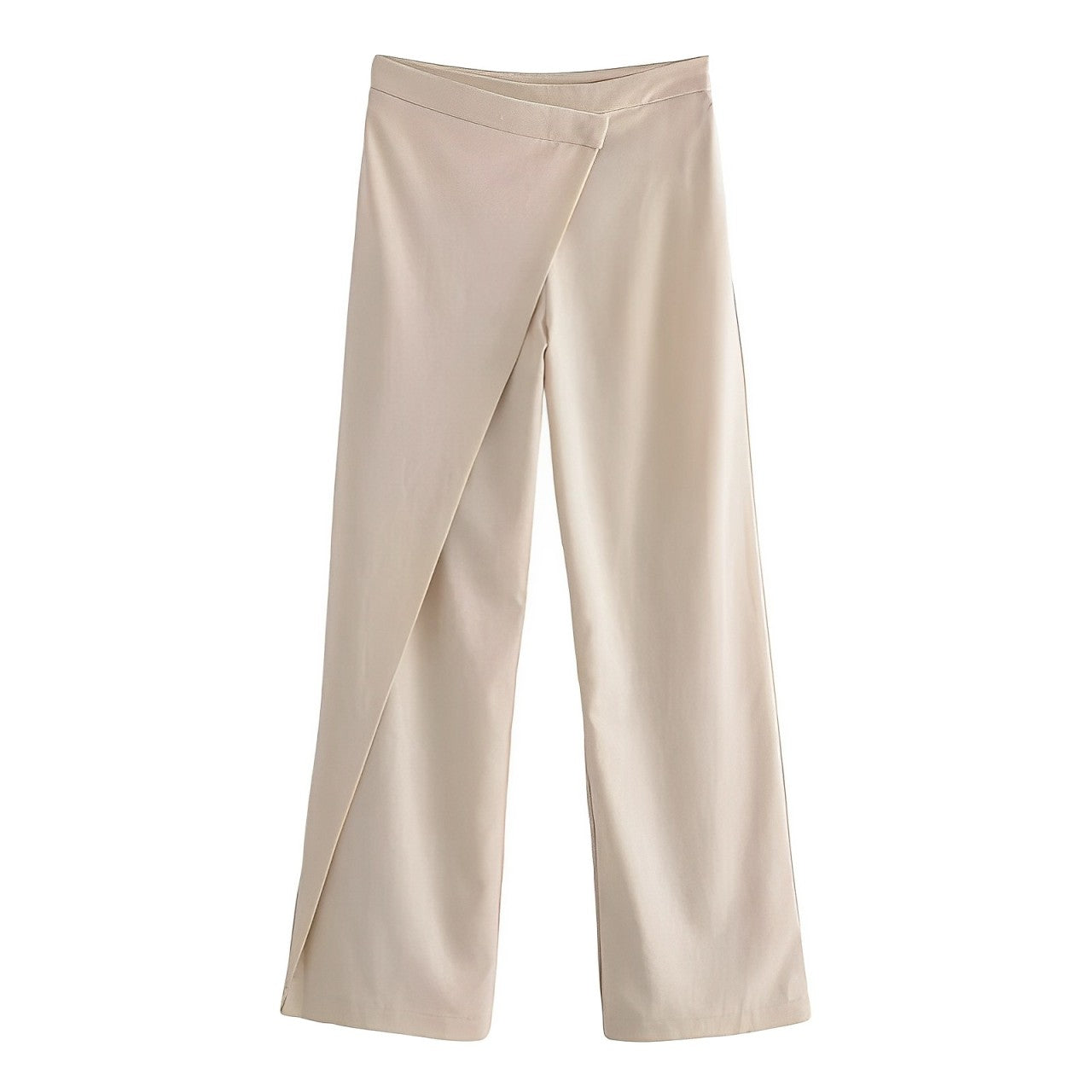 Arlene - Wide linen wrap trousers