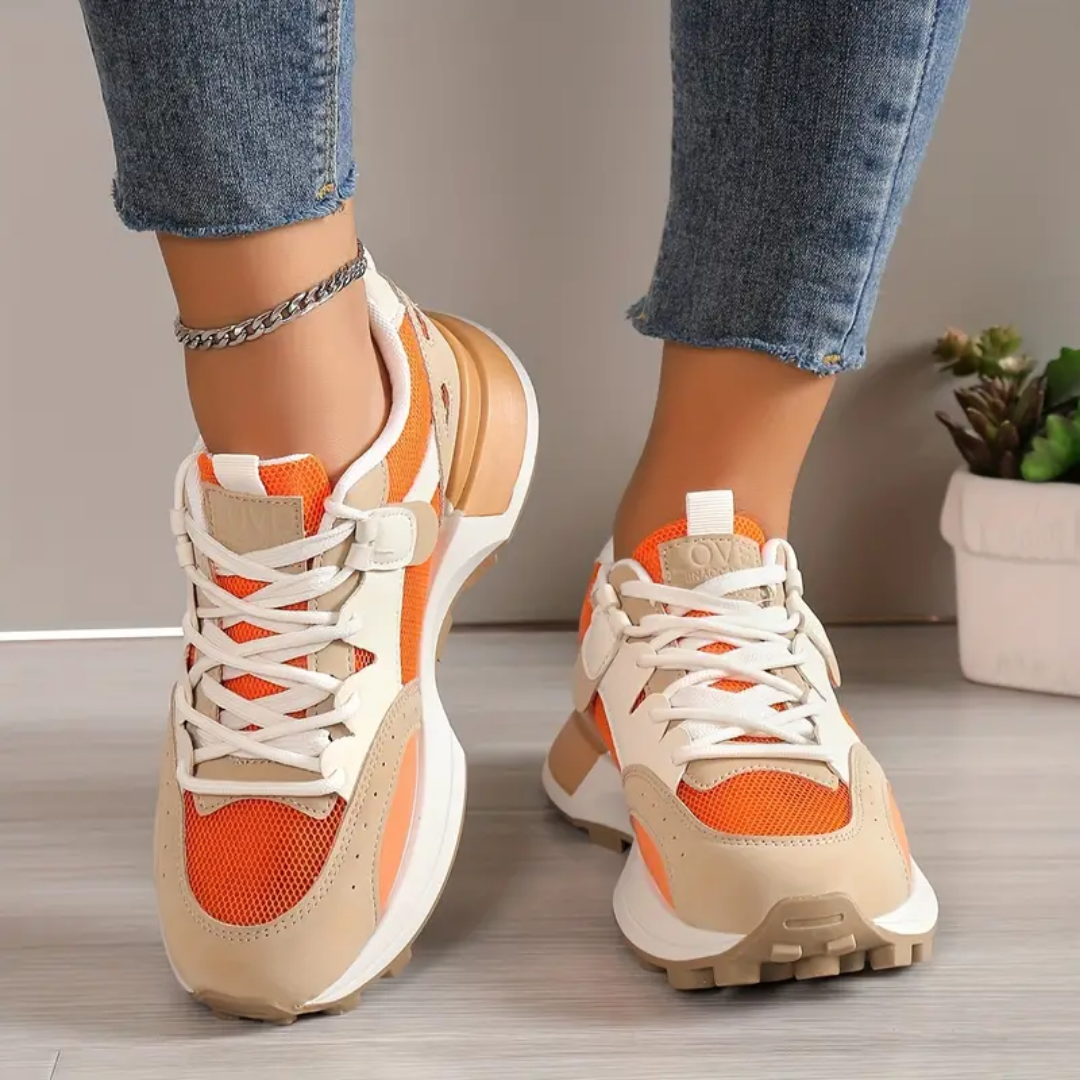 Dee - Orange coloured shoes