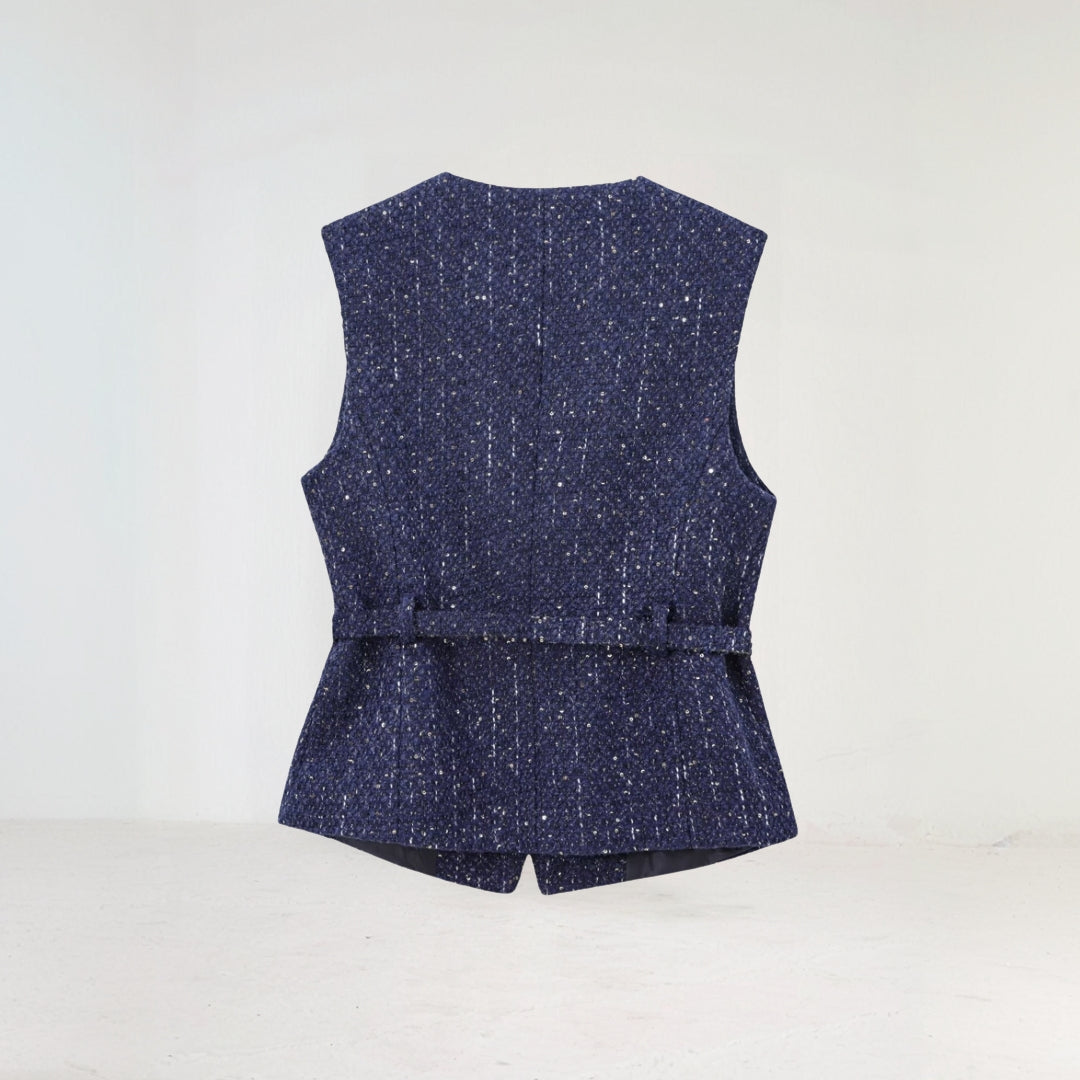 Elegant tailored waistcoat for women