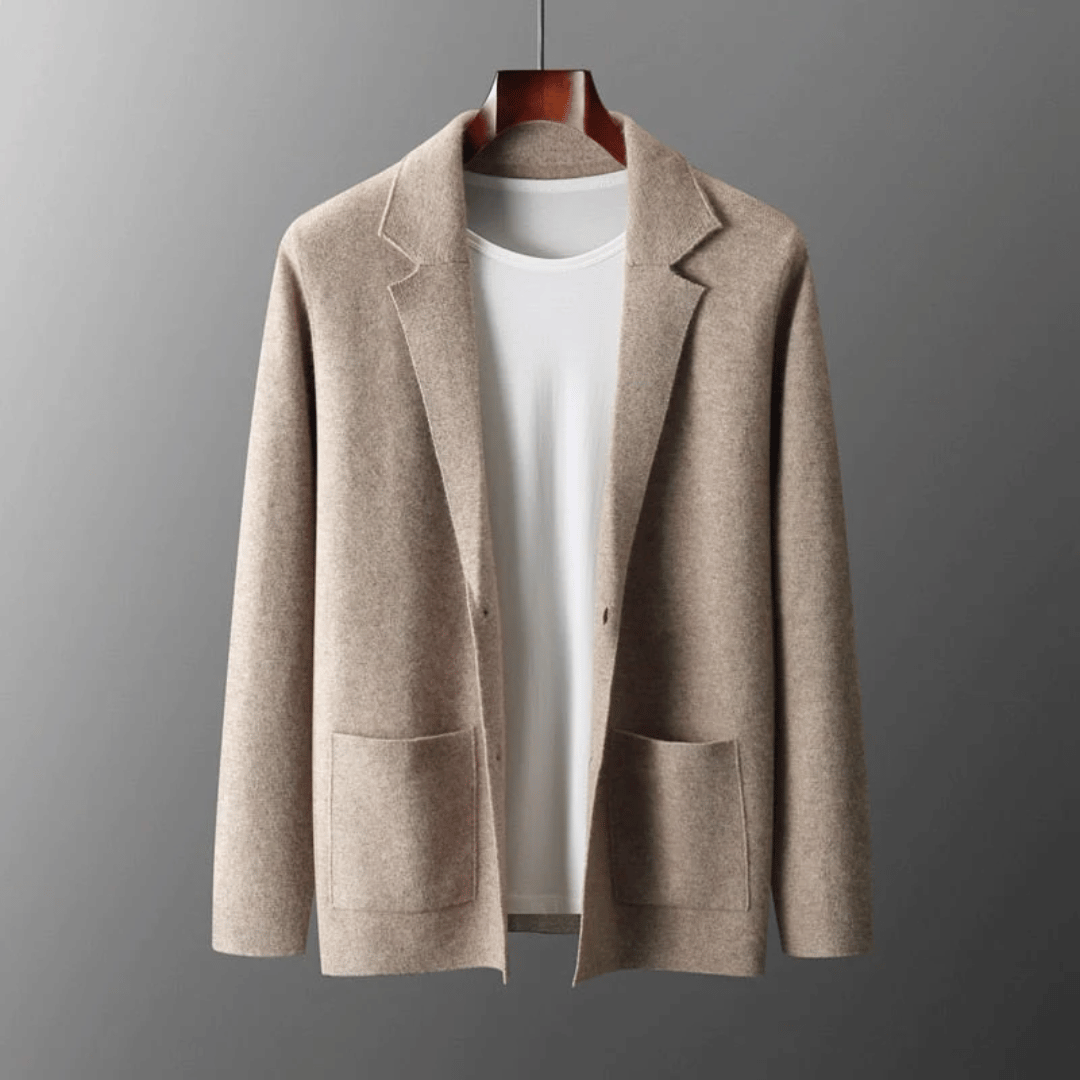 Stephane - Comfortable merino wool cardigan