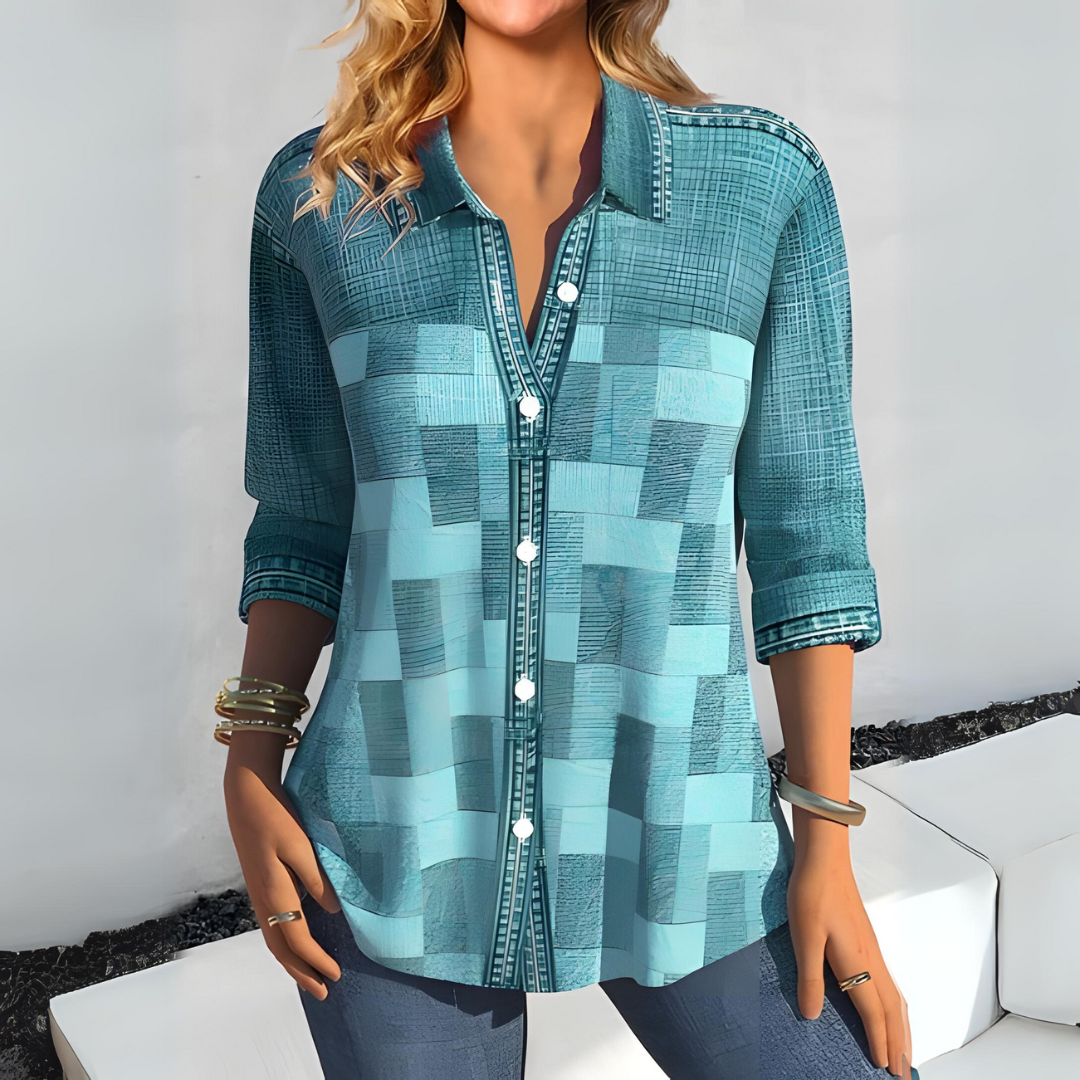 Sophie | Casual checked blouse