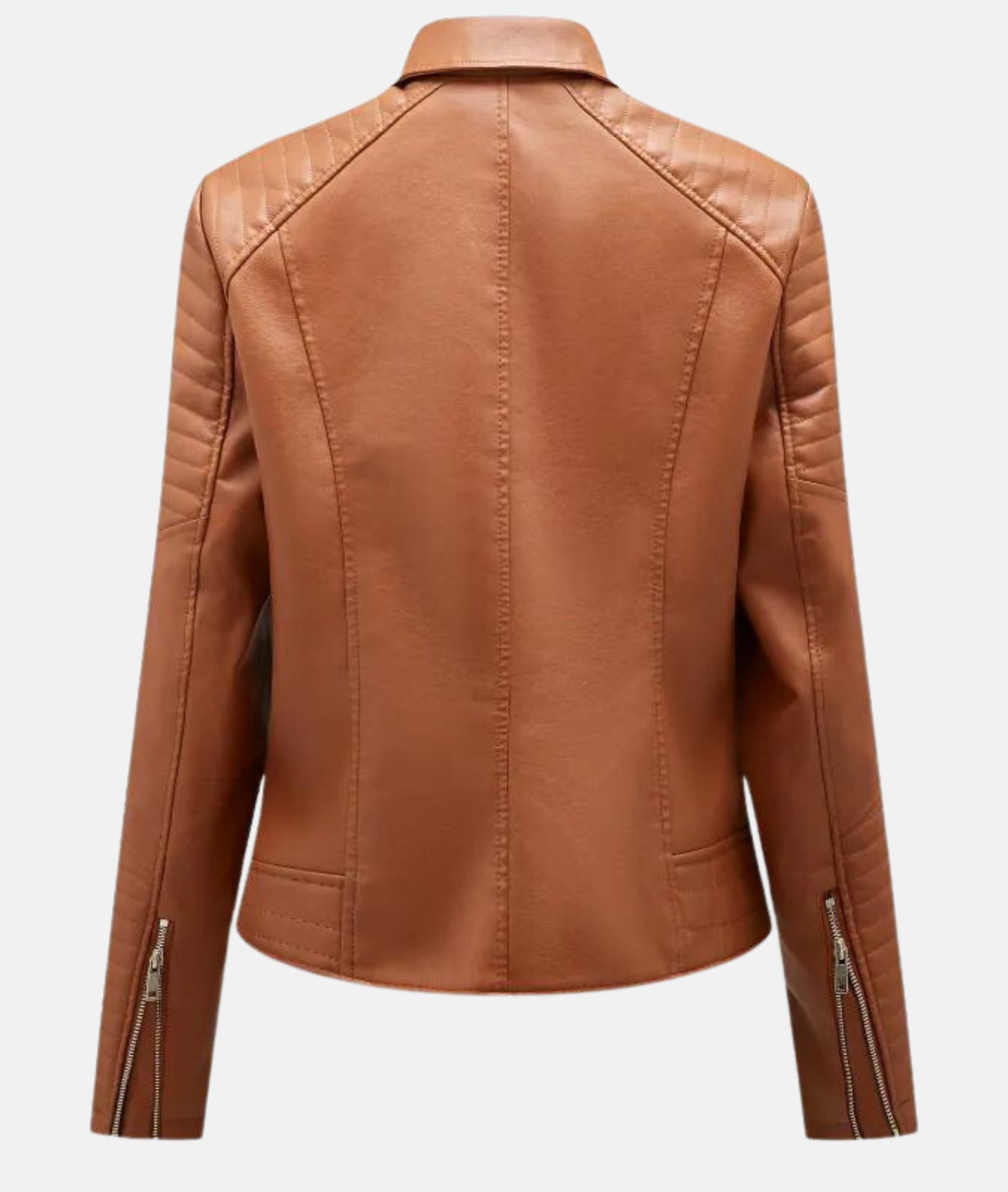 Adelphe - Ladies leather jacket without hood