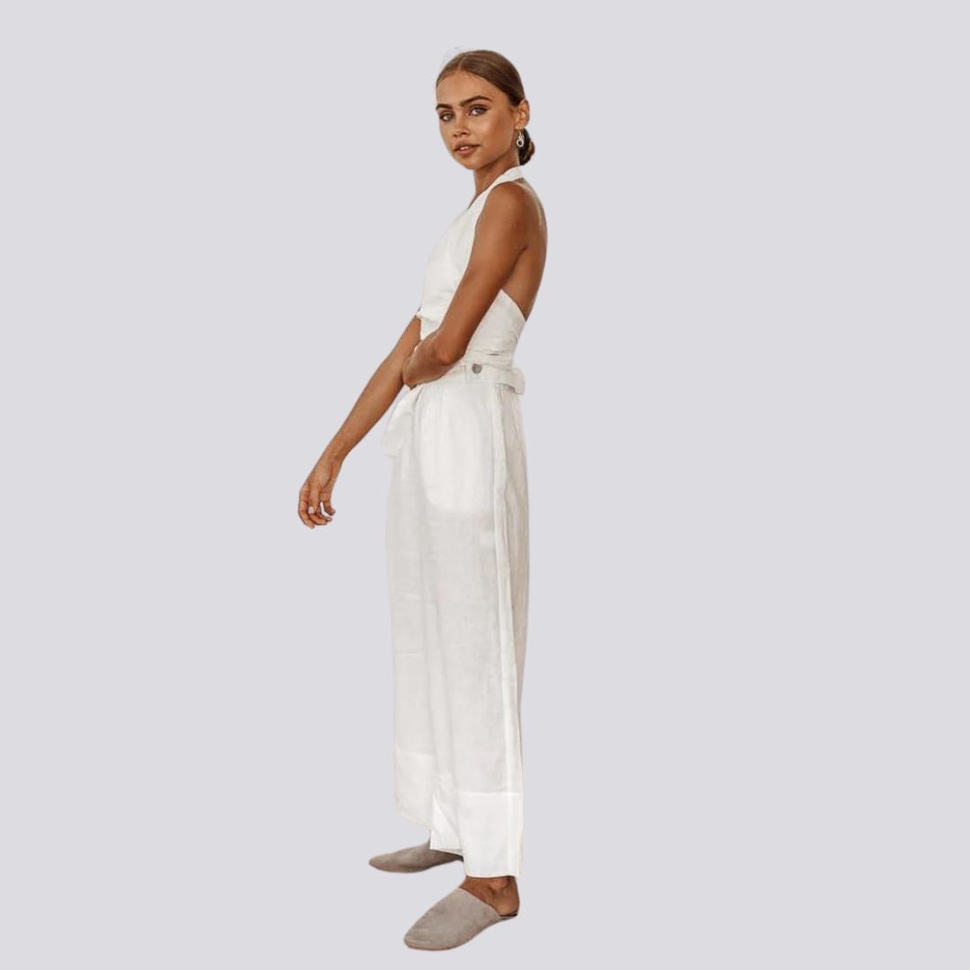 Eloise - Flowing wide trousers with matching tank top