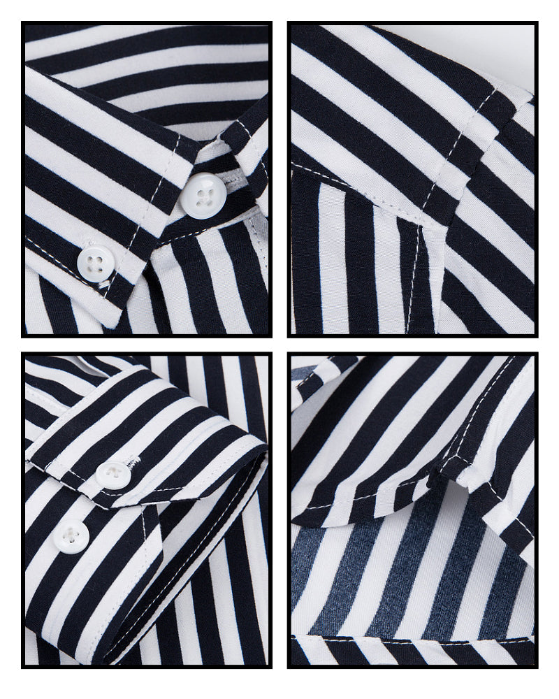 Terrell - Vertical striped shirt