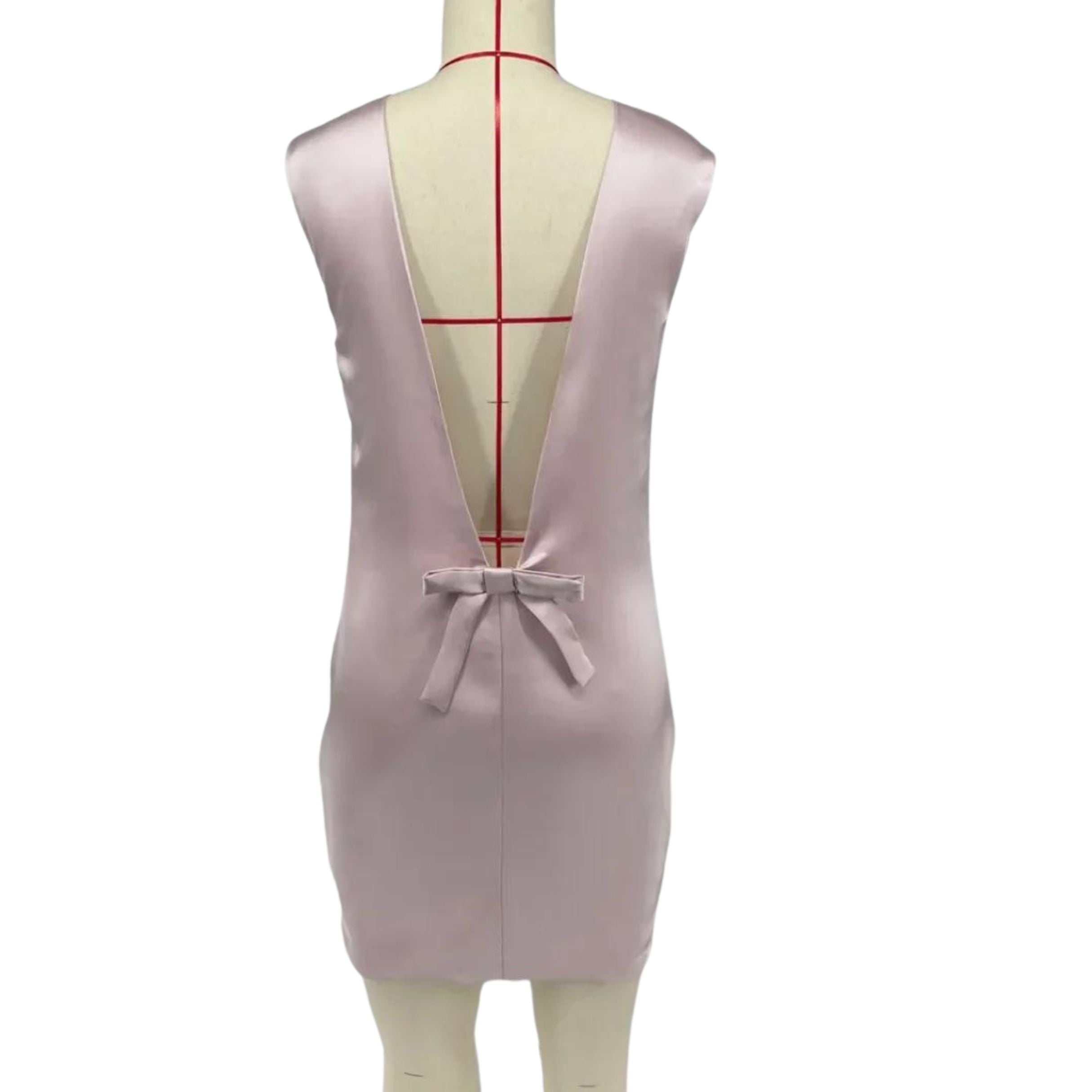 Sophia - Mini dress with bow detail at the back