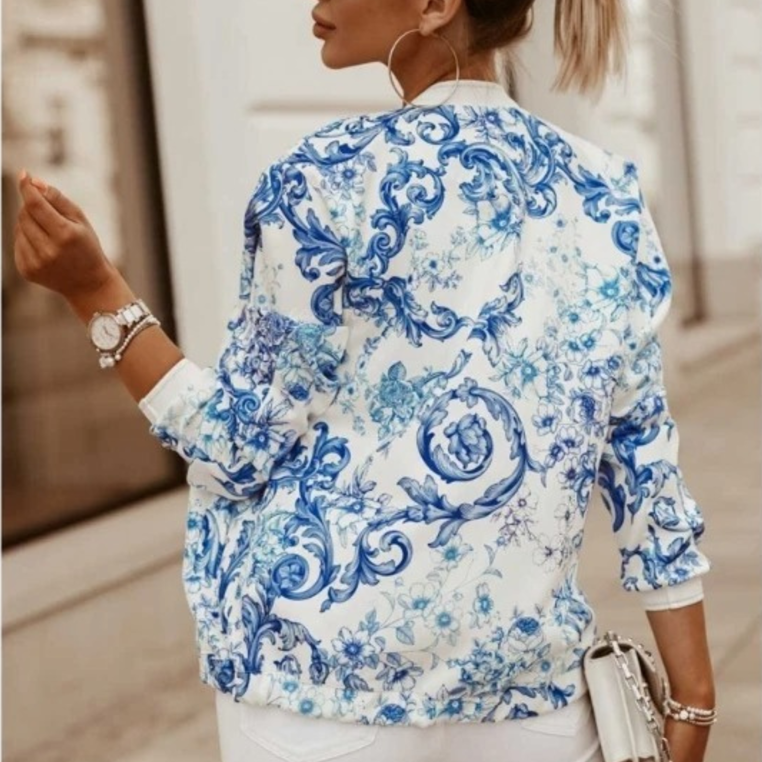 Rita - Chic Floral Jacket for Women