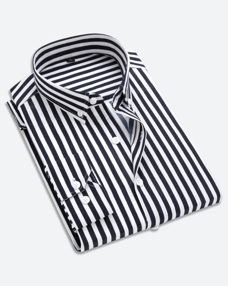 Terrell - Vertical striped shirt