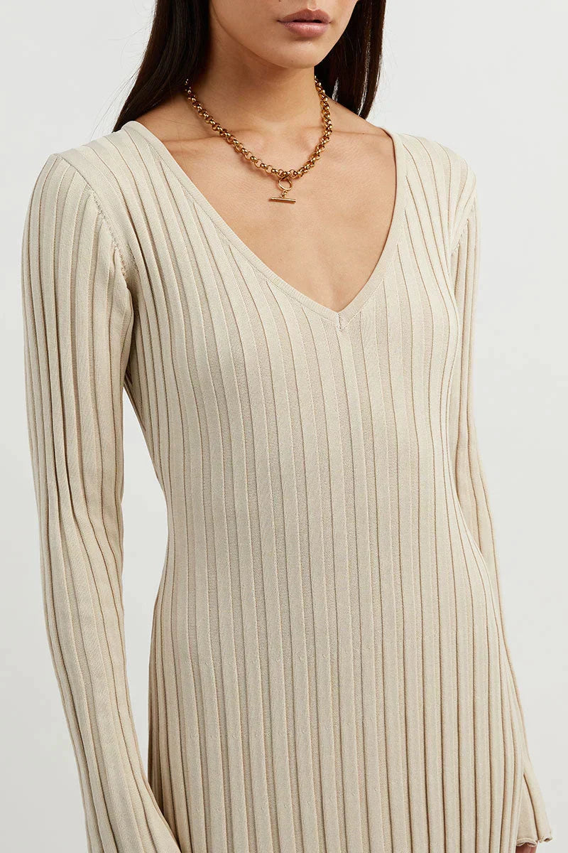 Knitted midi dress