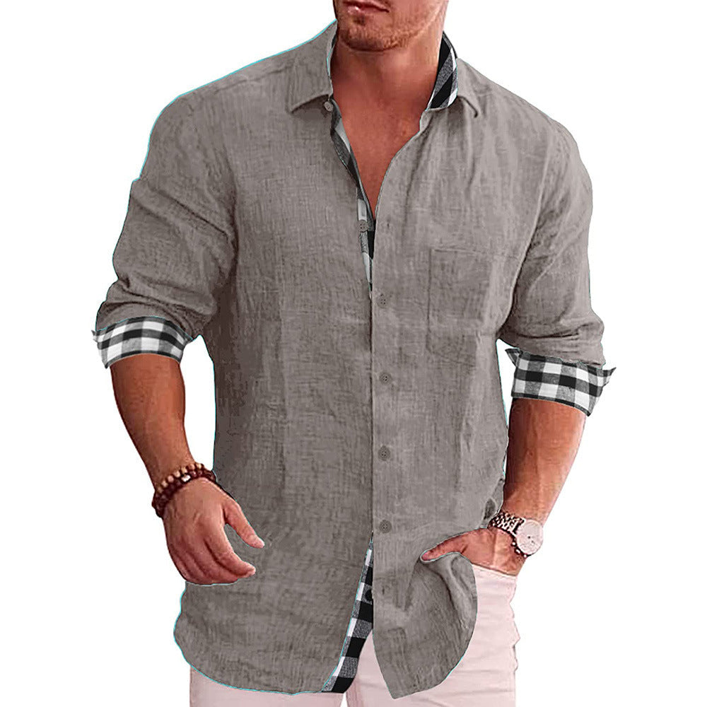 Alain - Summer shirt with buttons and pockets