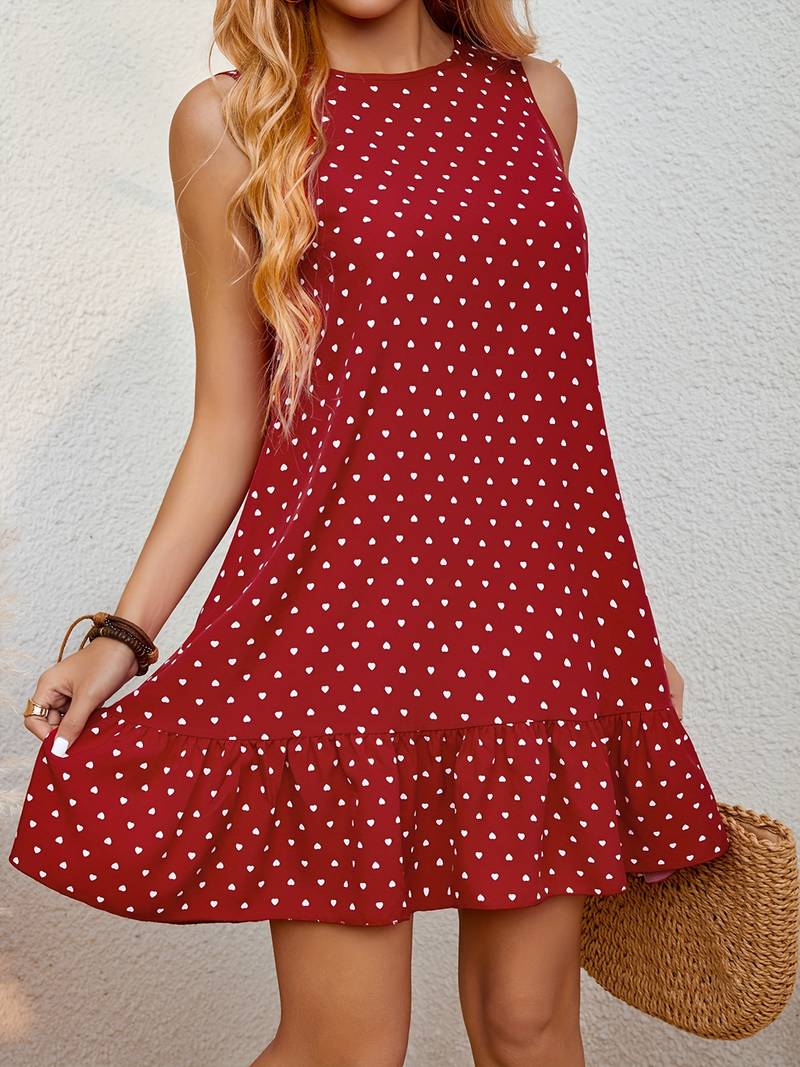 Yesmina - Dotted dress with ruffles