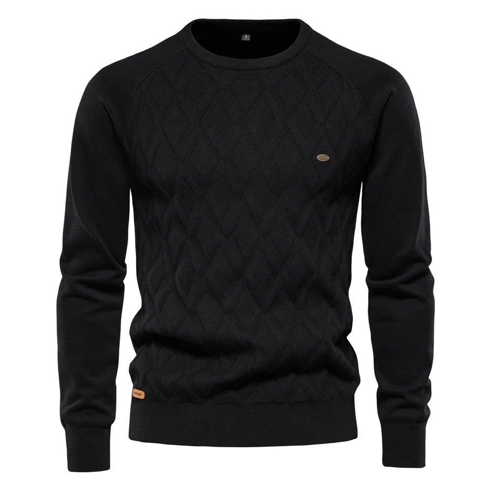 Fashionable knitted warm jumpers for men