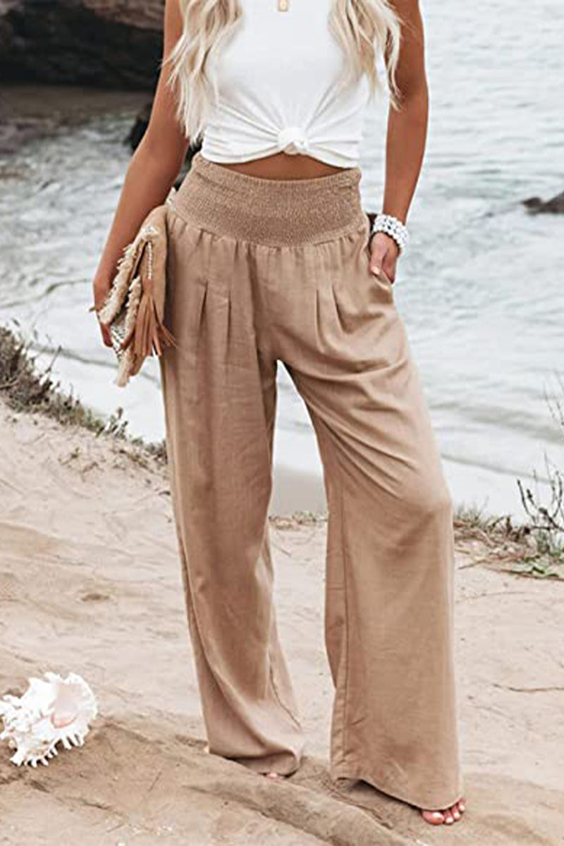 Angelina | Women's Palazzo High-Waisted Trousers