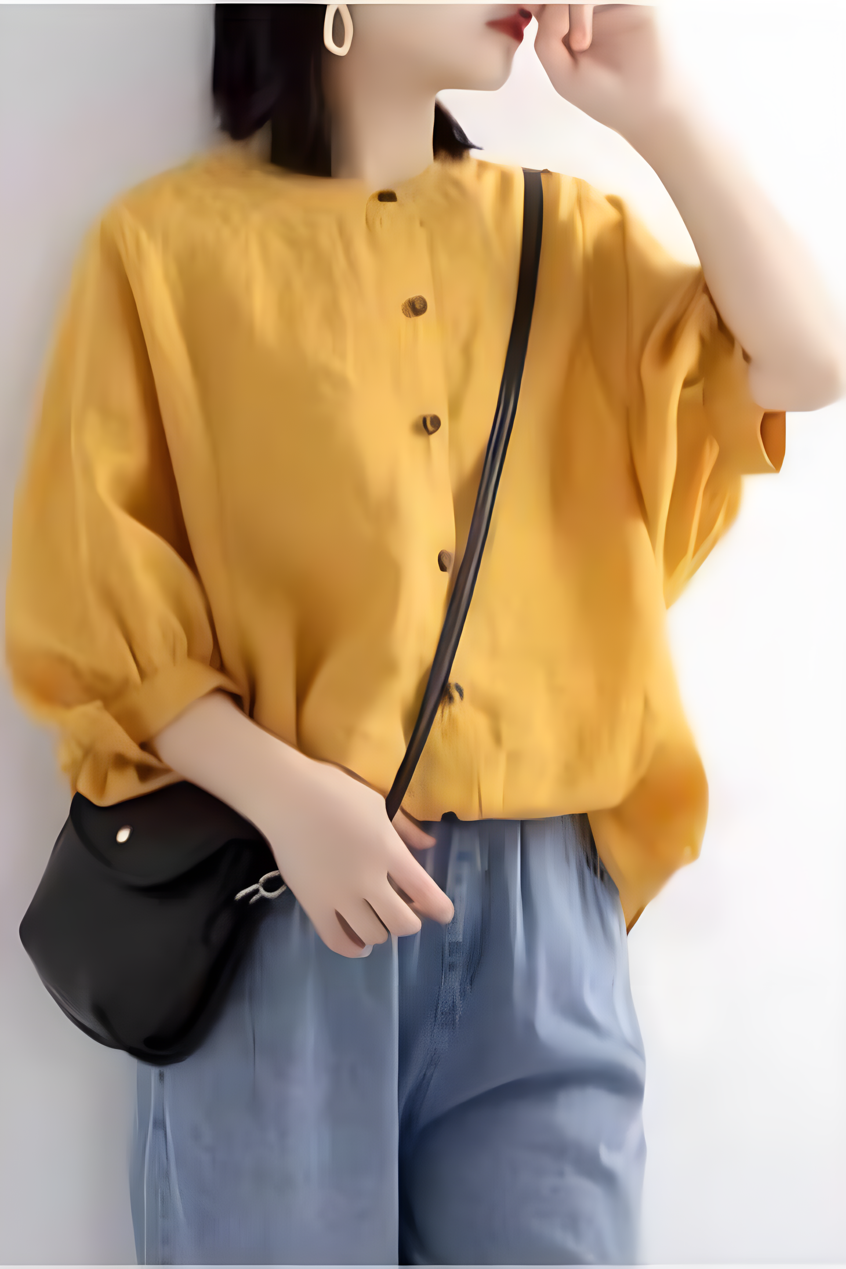 Alona - Relaxed Loose Breathable Linen Blouse