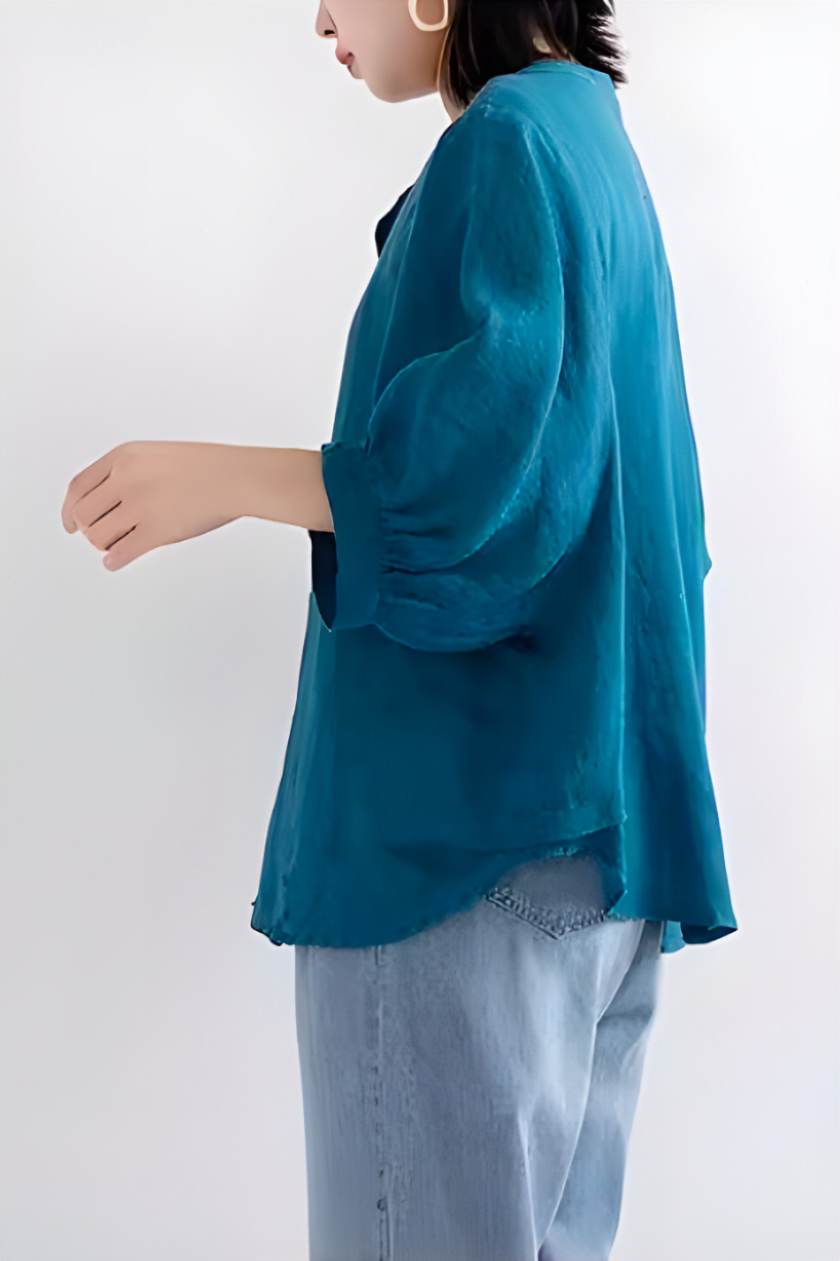 Alona - Relaxed Loose Breathable Linen Blouse