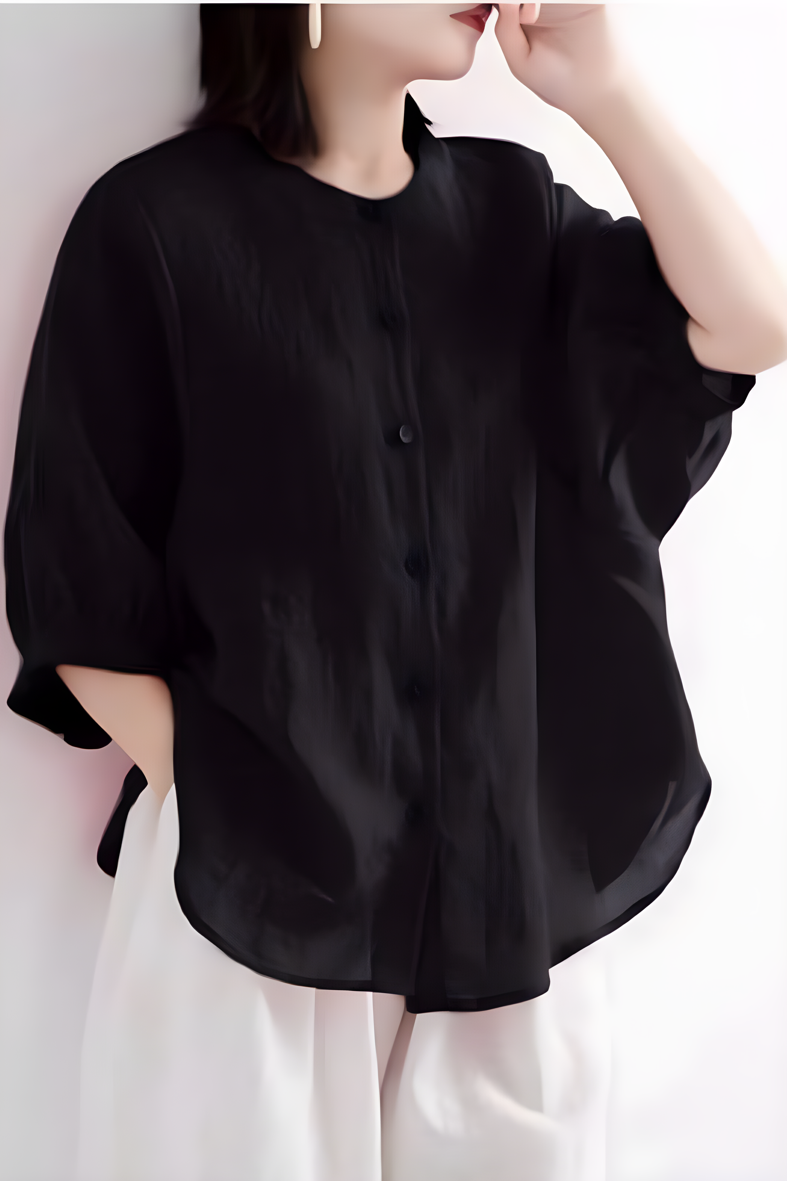 Alona - Relaxed Loose Breathable Linen Blouse