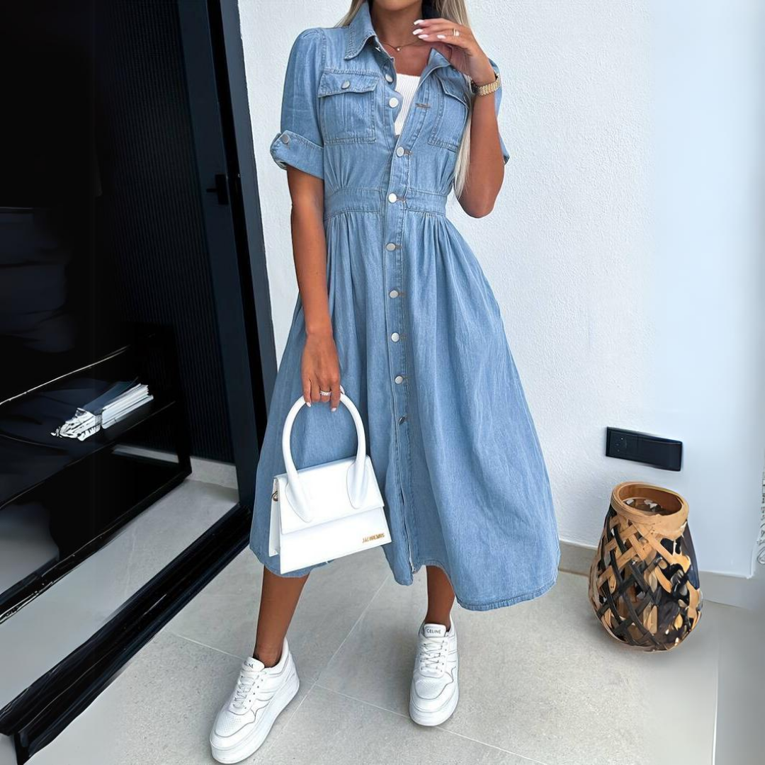 Alissa | Trendy denim dress for women