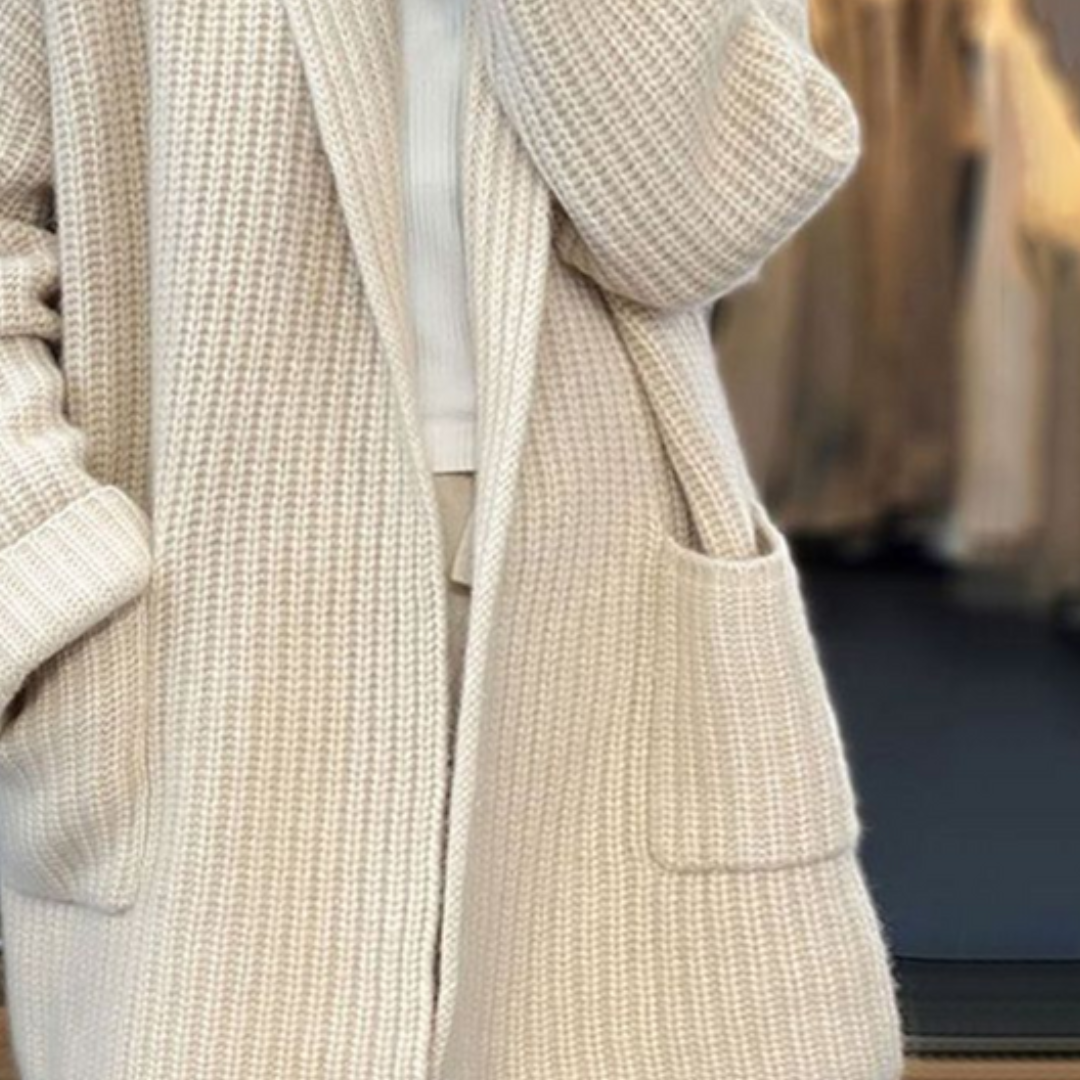 Mira - Long Knitted Ladies Cardigan