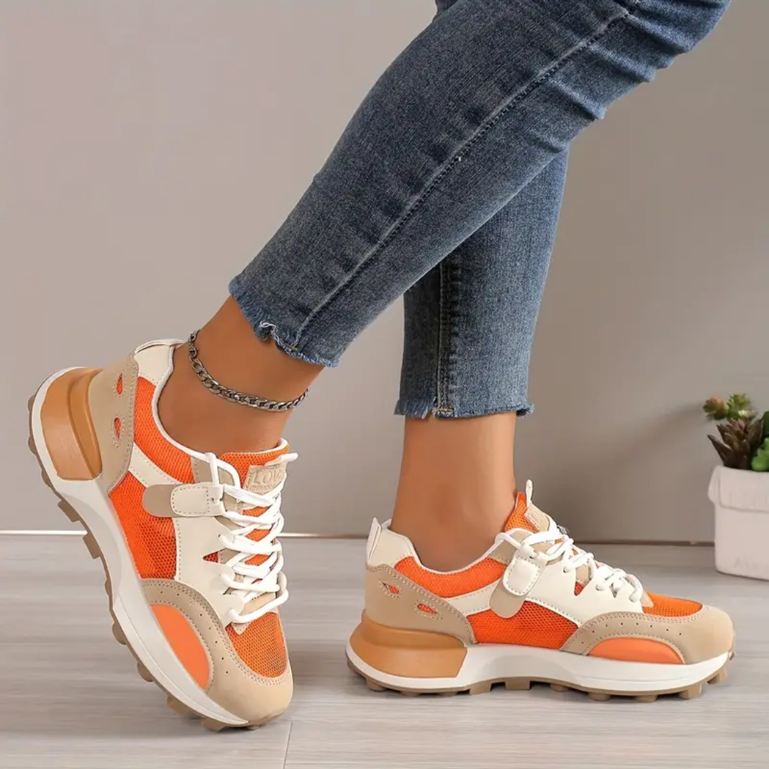 Dee - Orange coloured shoes