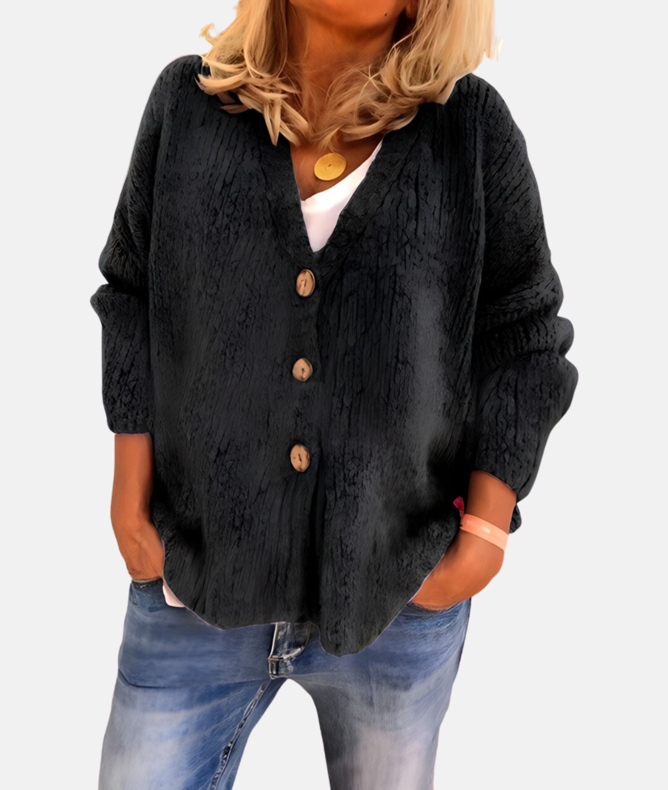 Aiglentina - Cardigan with V-neck