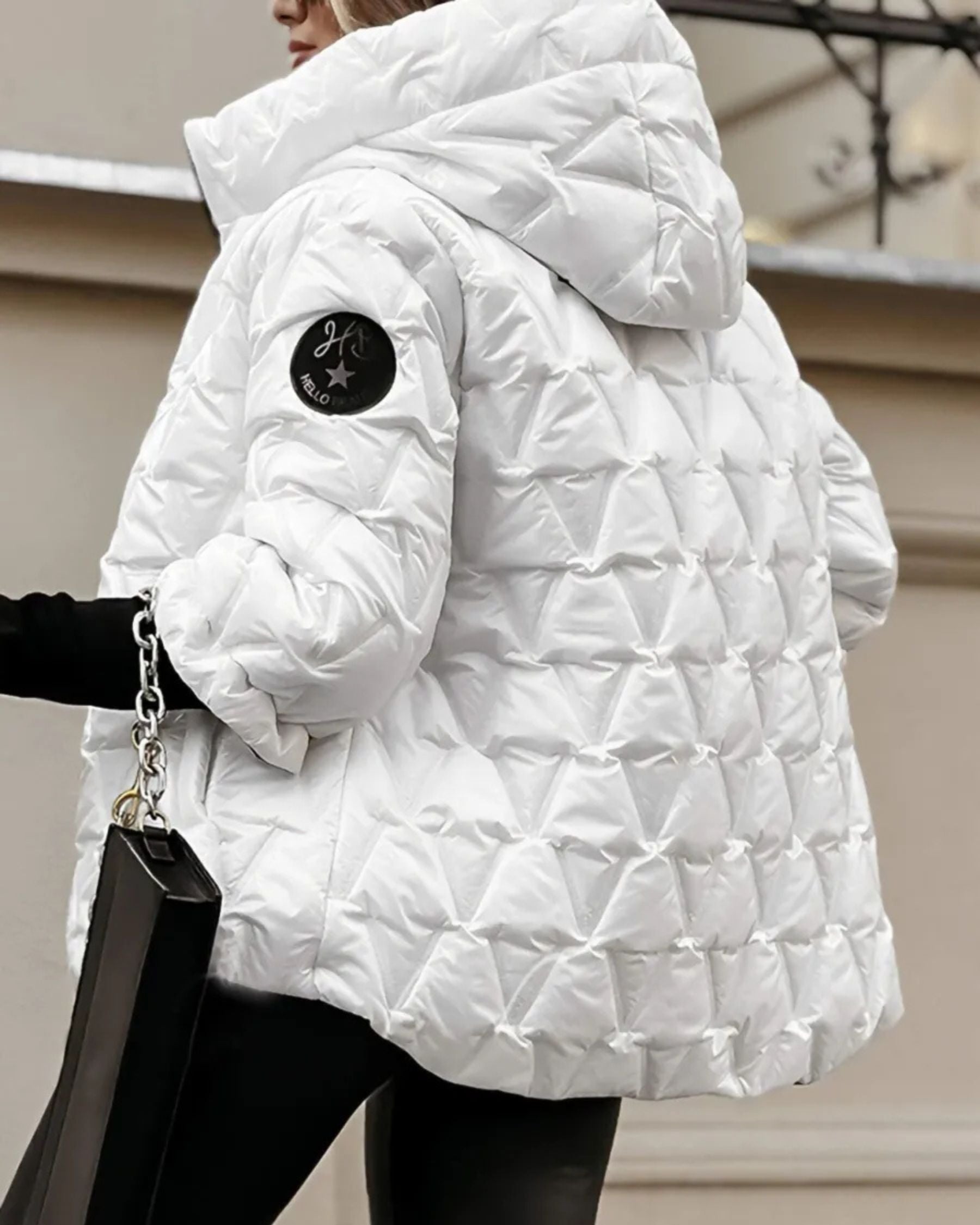 Stylish patchwork jacket for women