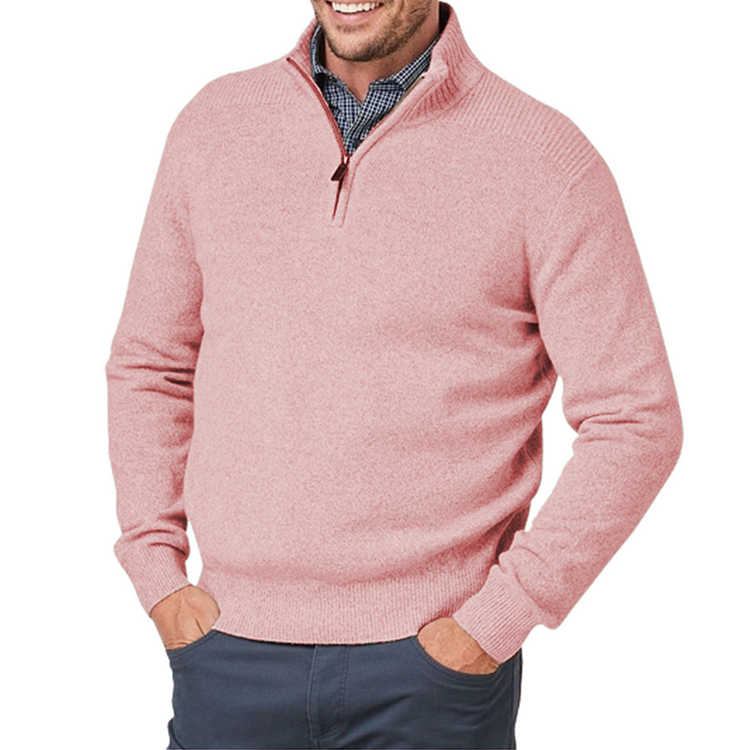 Arthur - Men's three-quarter zip jumper