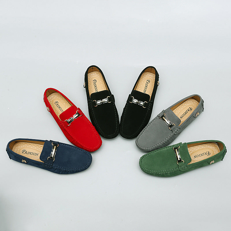 Toby - Elegant leather loafer moccasins