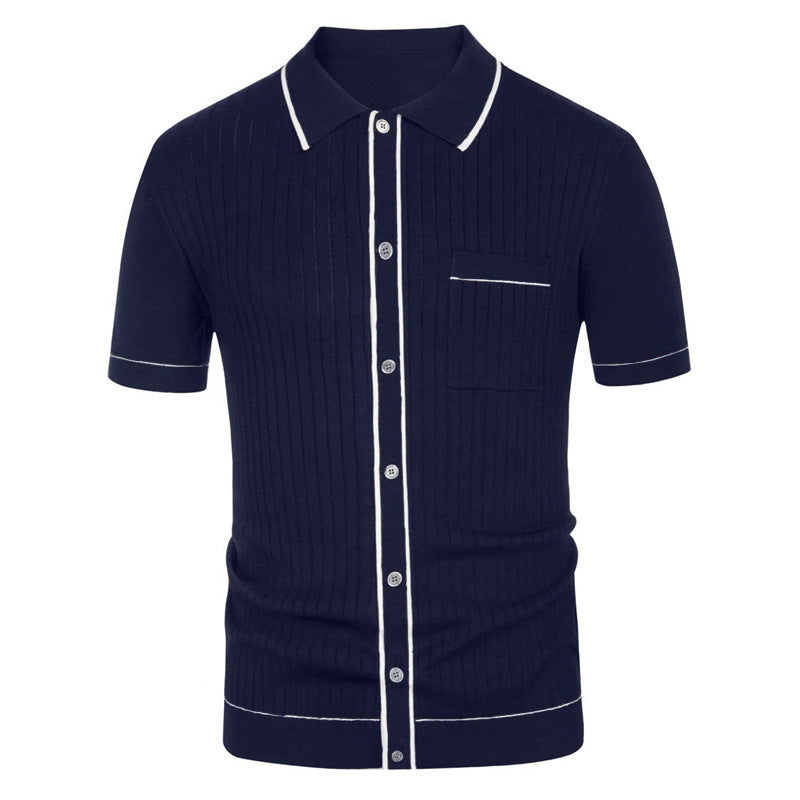 Haraldur - Classic casual knit shirt for men