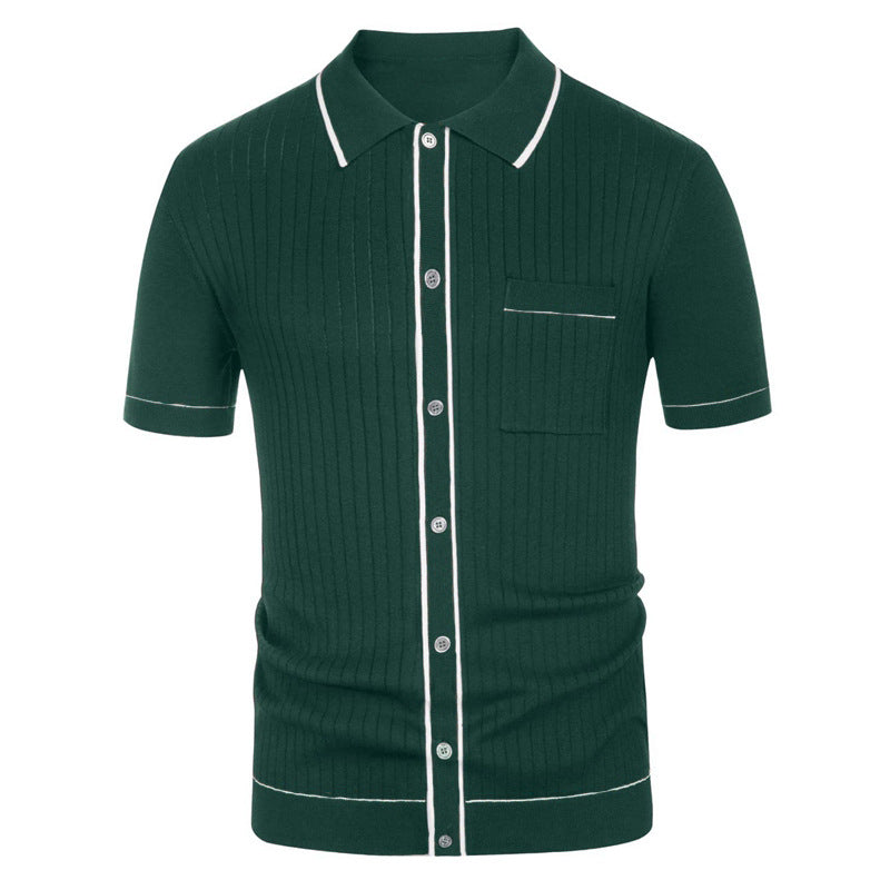 Haraldur - Classic casual knit shirt for men