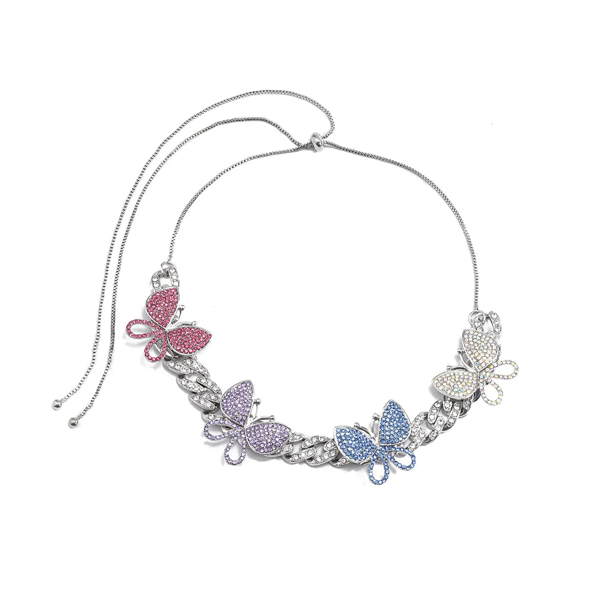 Fashion Butterfly Color Necklace