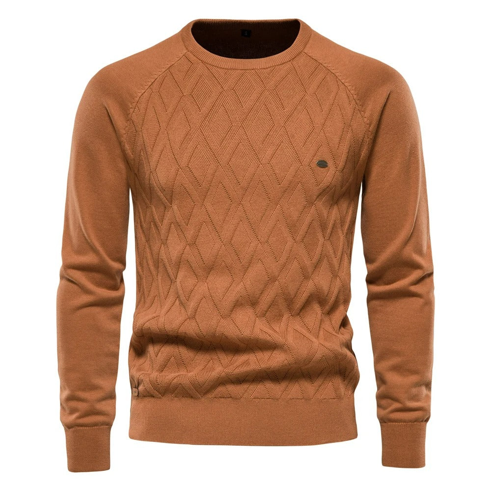 Fashionable knitted warm jumpers for men