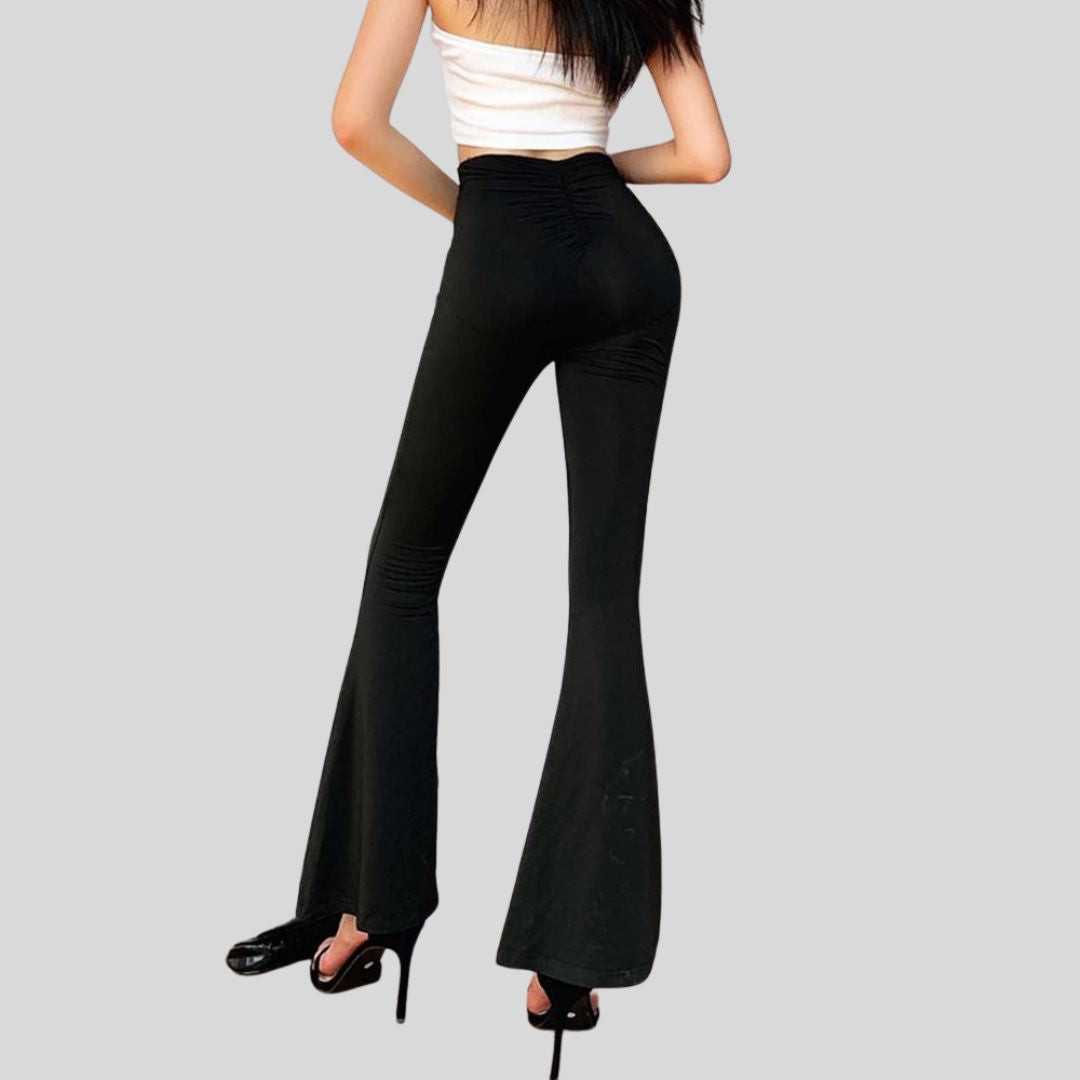 Gabrielle - Elegant flared trousers with high waist