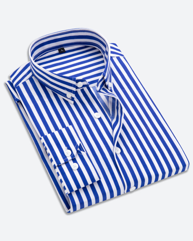 Terrell - Vertical striped shirt