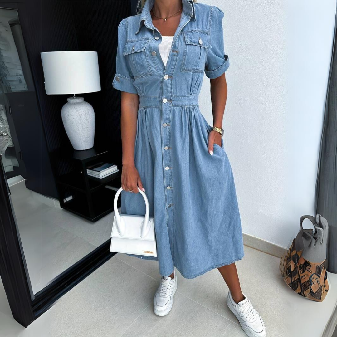 Alissa | Trendy denim dress for women