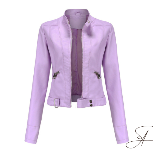 Roza - Elegant Leather Jacket