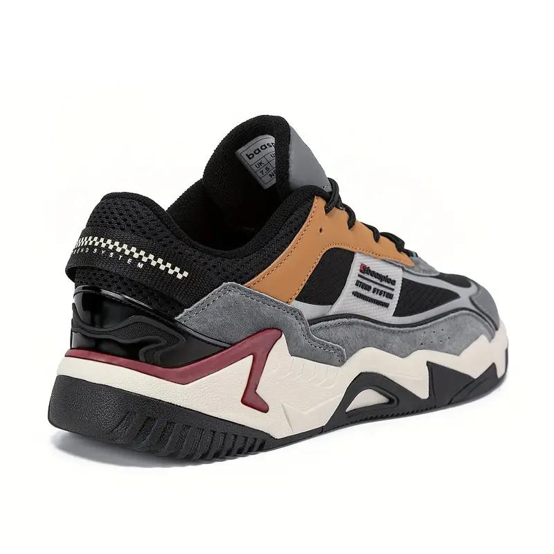 Shaun - Dynamic colour block sneakers with a thick sole