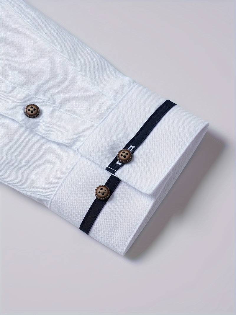 Vincent - Long-armed collar shirt for men